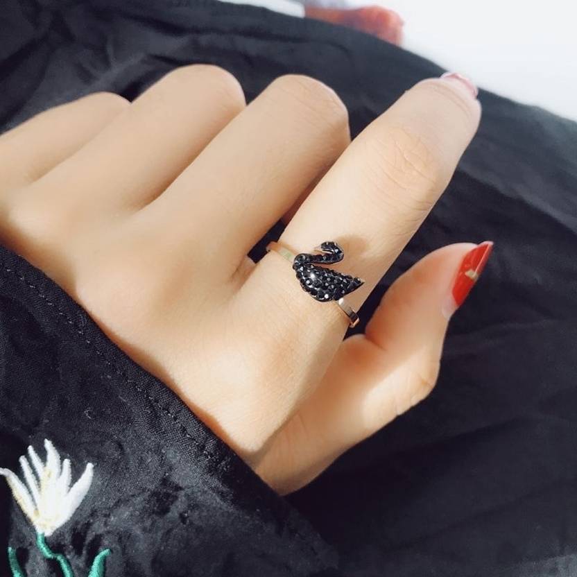 Swarovski Swan Ring