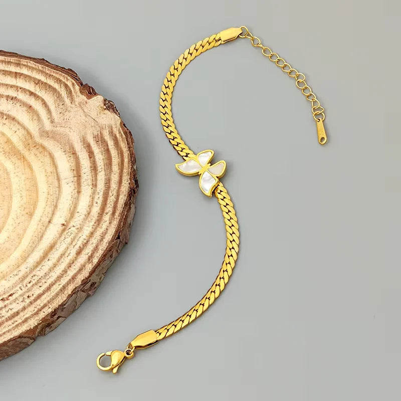 Butterfly Bracelet | White