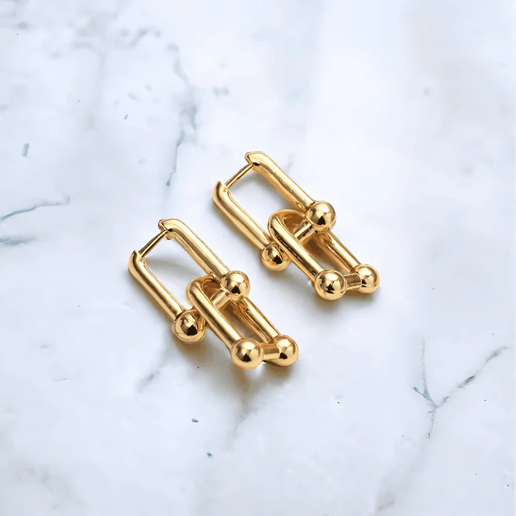 U Link Earrings