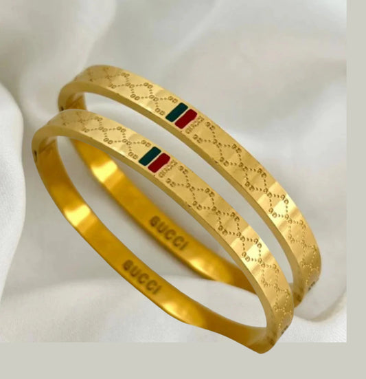 2 Gucci Classic Bracelets
