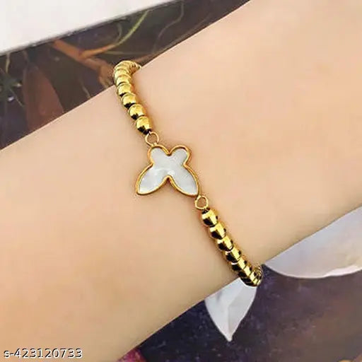 Butterfly Bracelet | White